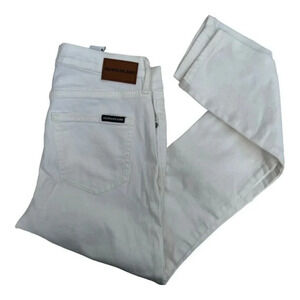 Calvin Klein Mid Rise‎ Skinny Women's 26 x L28 White Denim Jeans Slim New NWT​​